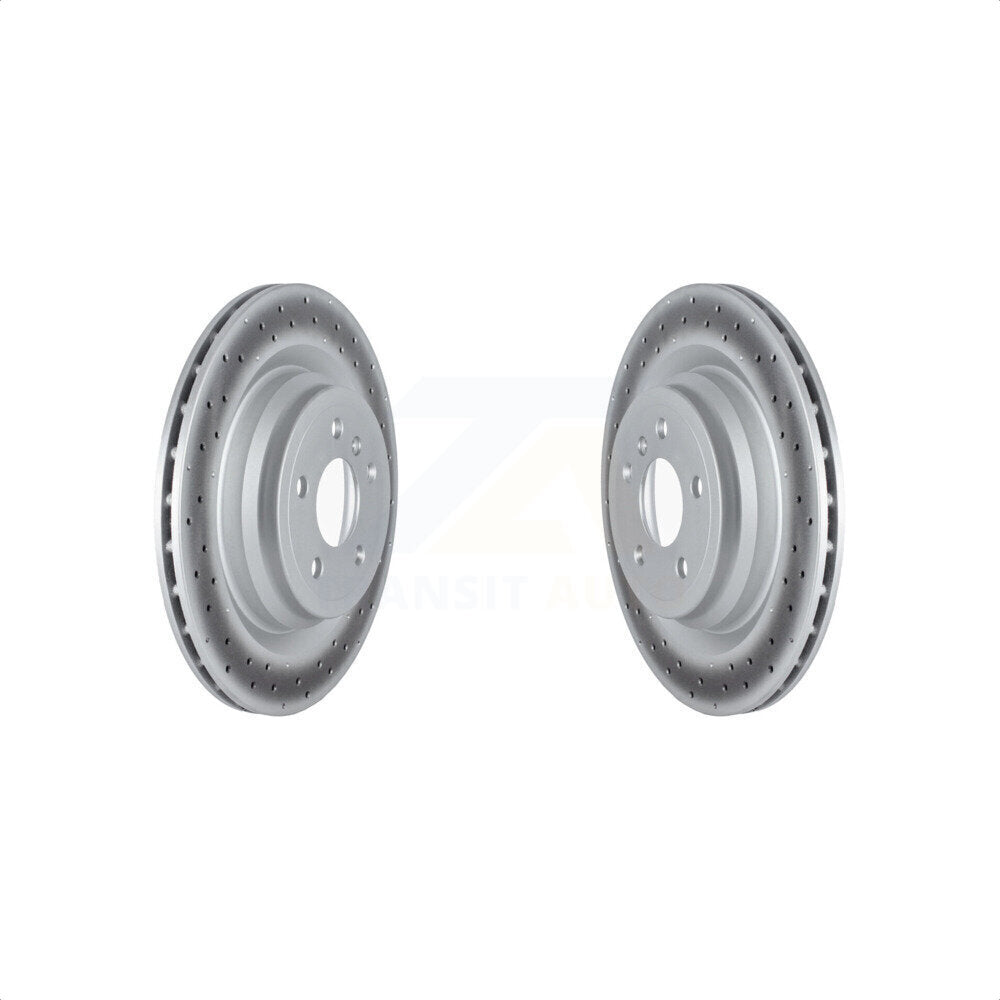 [Arrière] Kit de disque (revêtu) de frein pour Mercedes-Benz ML350 GLE350 GLE43 AMG GLE400 GLE450 ML400 GLE300d ML550 GLE550e KG-101634 par Genius