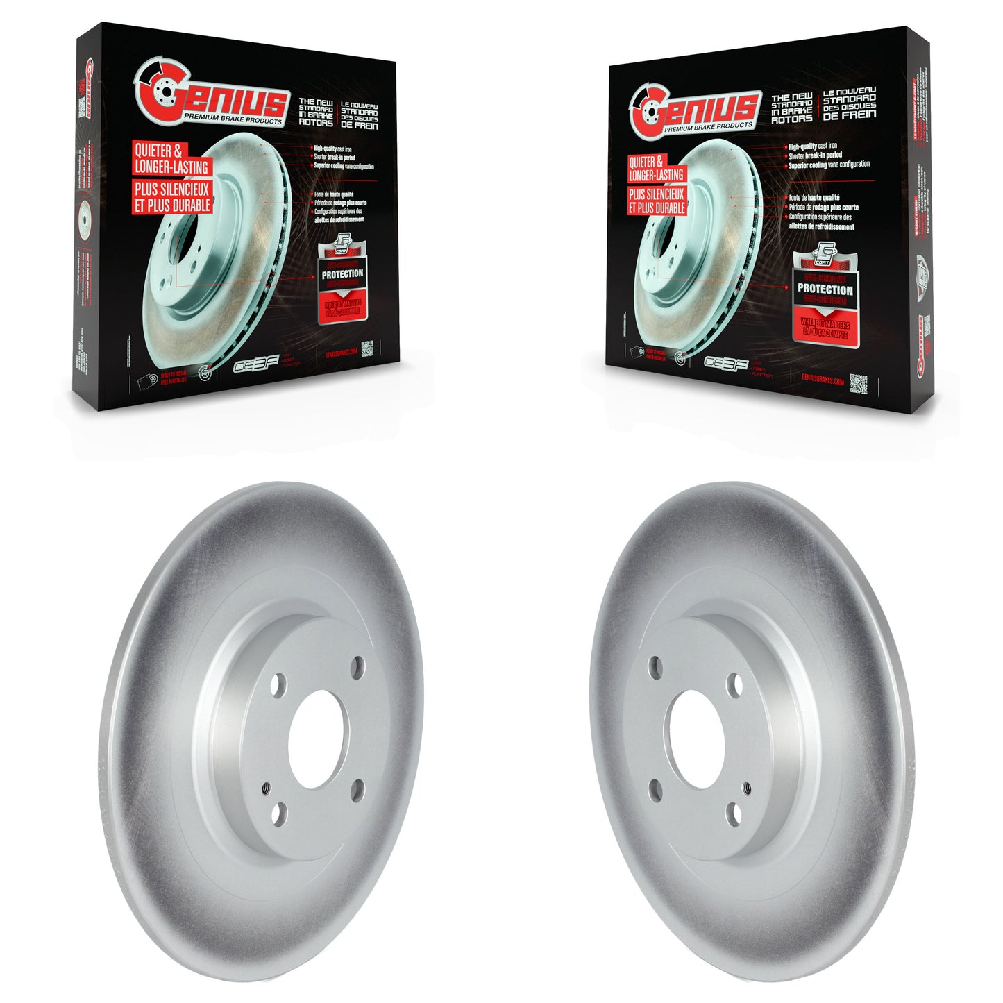 [Arrière] Kit de disque (revêtu) de frein pour Mazda MX-5 Miata Fiat 124 Spider KG-101636