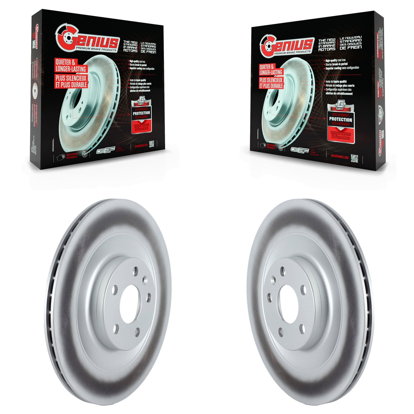 [Arrière] Kit de disque (revêtu) de frein pour Volvo XC90 C40 Recharge KG-101644