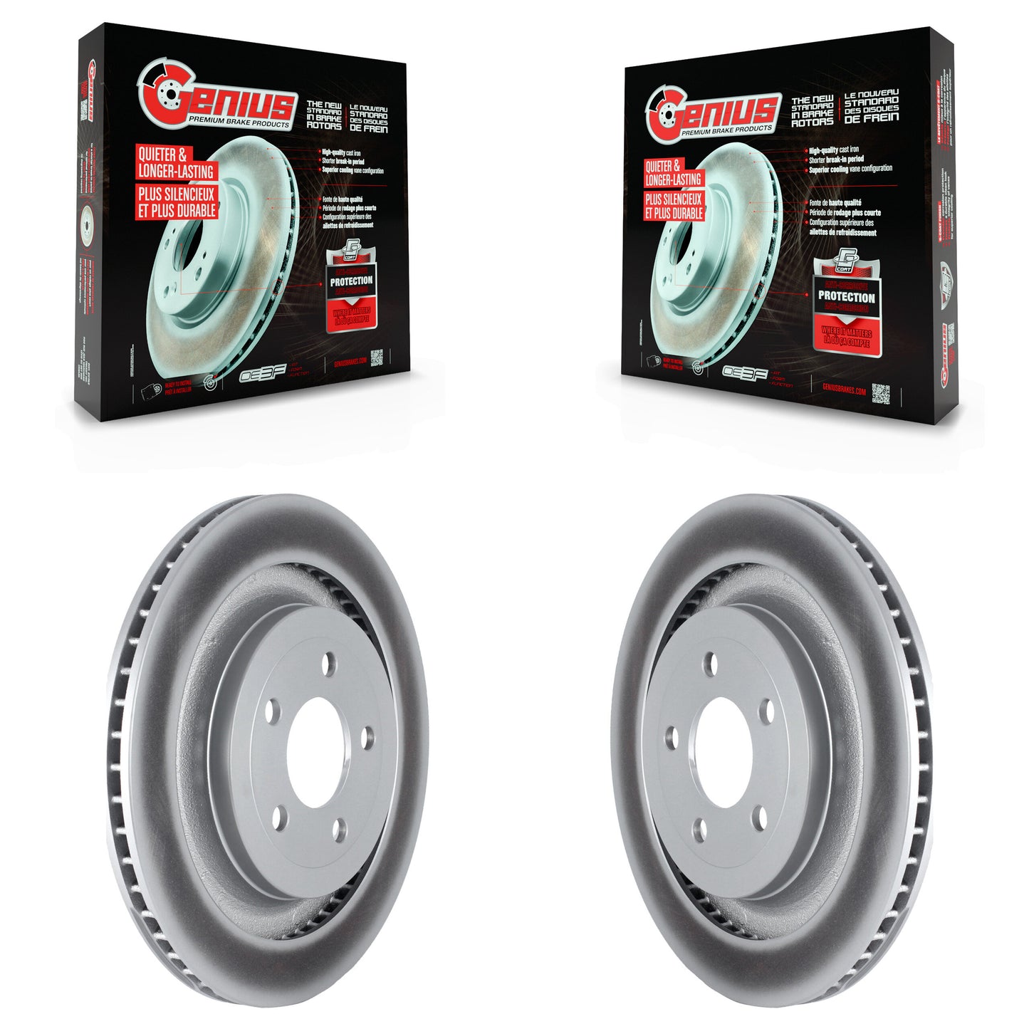 [Arrière] Kit de disque (revêtu) de frein pour Ford Mustang KG-101649