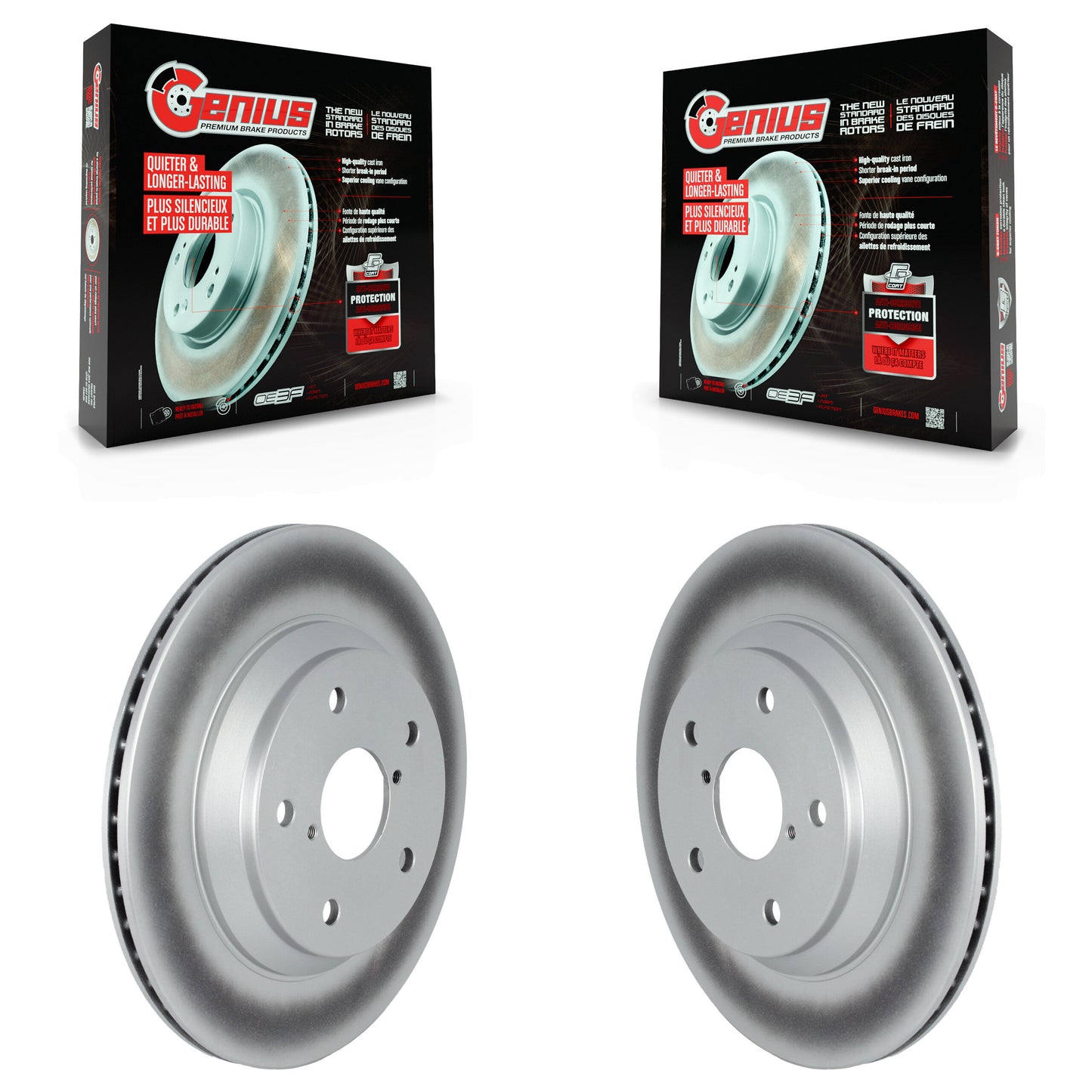[Arrière] Kit de disque (revêtu) de frein pour Subaru Forester KG-101657
