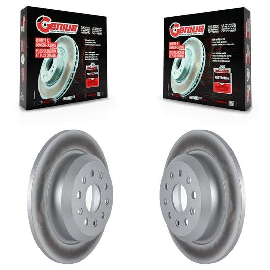 [Arrière] Kit de disque (revêtu) de frein pour 2018-2022 Jeep Wrangler avec Heavy Duty Brakes Code BR2 & BR6 KG-101661