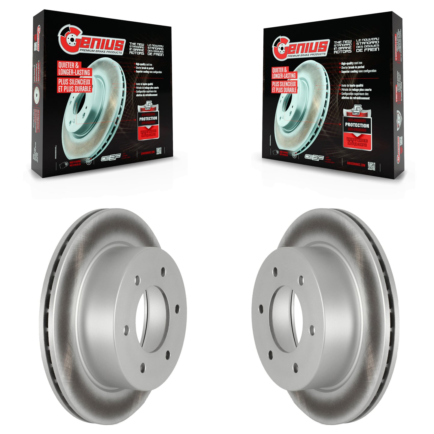 [Arrière] Kit de disque (revêtu) de frein pour Ford Ranger Bronco KG-101669