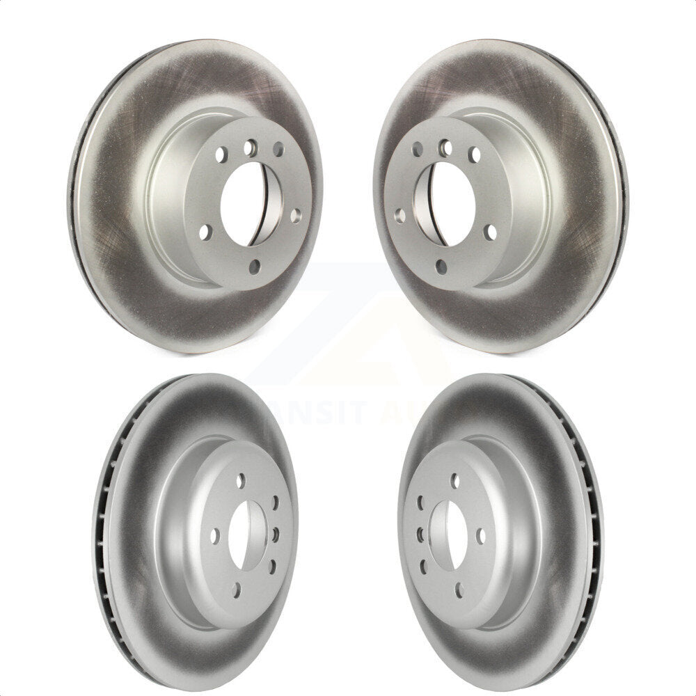 [Avant + Arrière] Kit de disque (revêtu) de frein pour 2016 BMW 328i GT xDrive avec Blue Painted Calipers KG-101671 par Genius