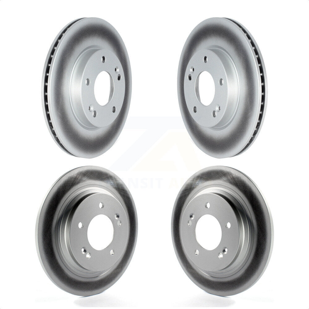 [Avant + Arrière] Kit de disque (revêtu) de frein pour Kia Niro Hyundai Ioniq KG-101686 par Genius