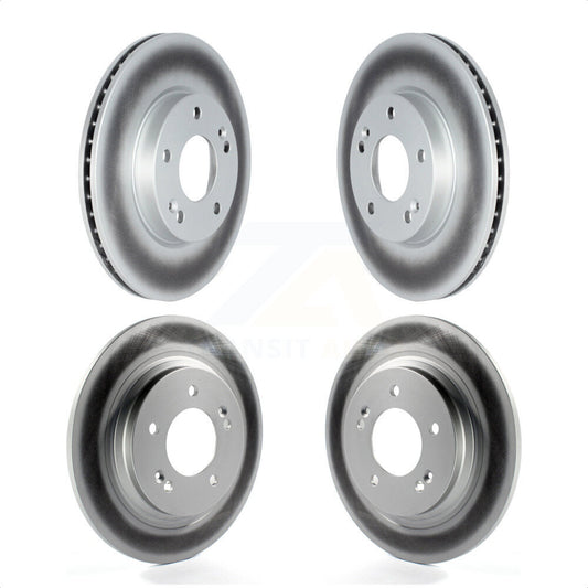 [Avant + Arrière] Kit de disque (revêtu) de frein pour Kia Niro Hyundai Ioniq KG-101686 par Genius