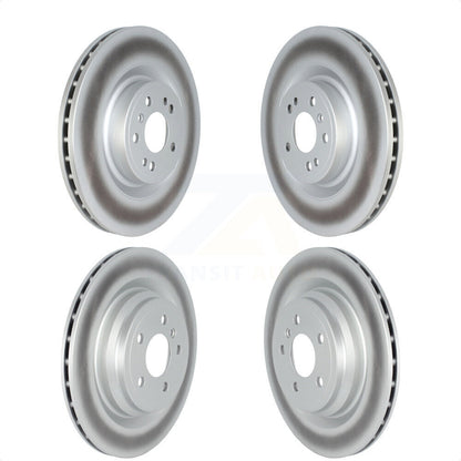 [Avant + Arrière] Kit de disque (revêtu) de frein pour 2016-2017 Mercedes-Benz GLE400 avec AMG Package KG-101689 par Genius