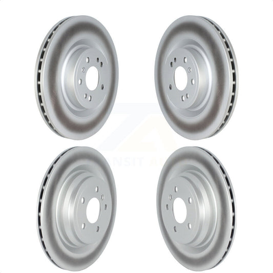 [Avant + Arrière] Kit de disque (revêtu) de frein pour 2016-2017 Mercedes-Benz GLE400 avec AMG Package KG-101689 par Genius