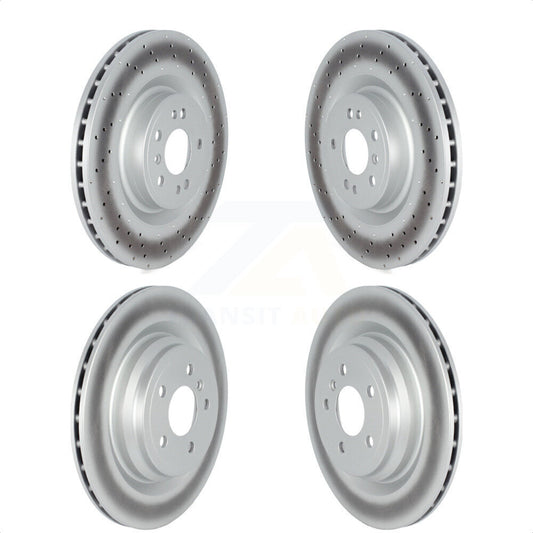 [Avant + Arrière] Kit de disque (revêtu) de frein pour 2016-2017 Mercedes-Benz GLE400 avec AMG Package KG-101690 par Genius