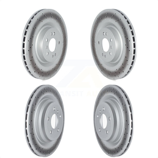 [Avant + Arrière] Kit de disque (revêtu) de frein pour 2016-2017 Mercedes-Benz GLE400 avec AMG Package KG-101692 par Genius