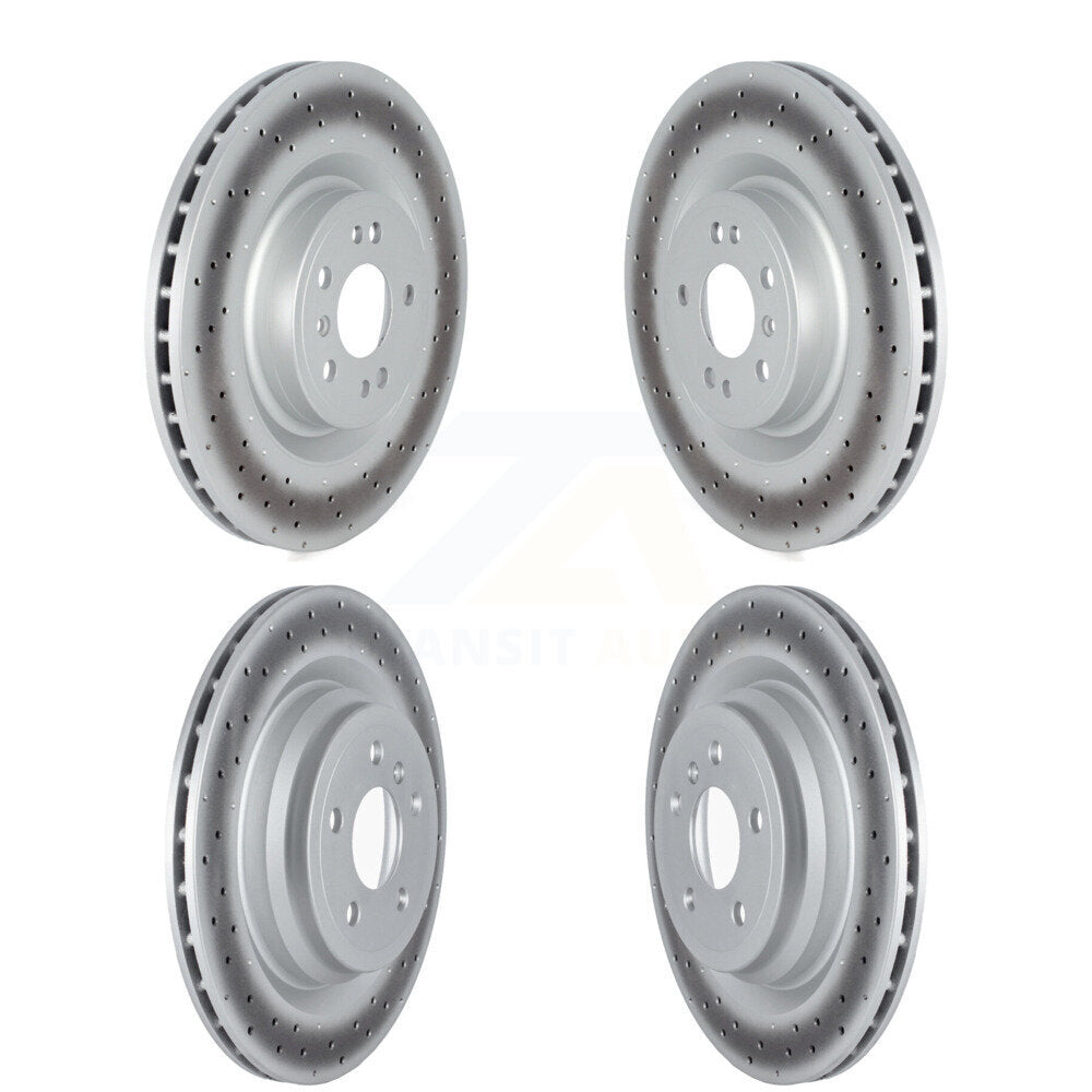 [Avant + Arrière] Kit de disque (revêtu) de frein pour 2016-2017 Mercedes-Benz GLE400 avec AMG Package KG-101692