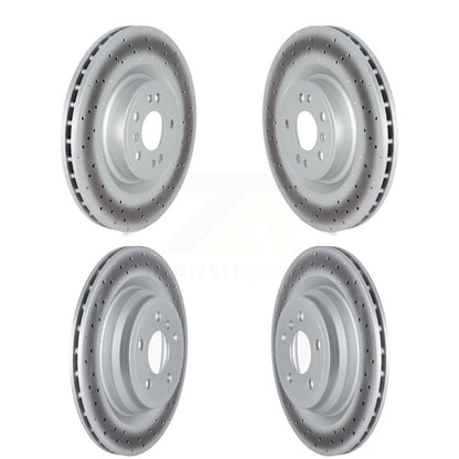 [Avant + Arrière] Kit de disque (revêtu) de frein pour 2016-2017 Mercedes-Benz GLE400 avec AMG Package KG-101692