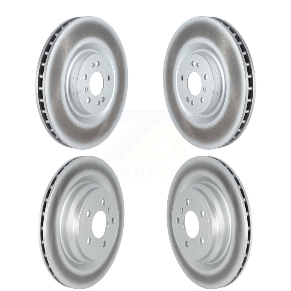 [Avant + Arrière] Kit de disque (revêtu) de frein pour Mercedes-Benz GLE43 AMG GLE450 GLE400 ML550 GLE550e KG-101693 par Genius