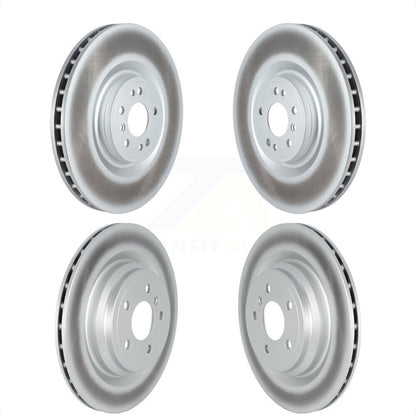 [Avant + Arrière] Kit de disque (revêtu) de frein pour Mercedes-Benz GLE43 AMG GLE450 GLE400 ML550 GLE550e KG-101693 par Genius