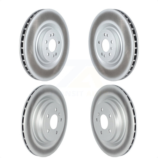 [Avant + Arrière] Kit de disque (revêtu) de frein pour Mercedes-Benz GLE43 AMG GLE450 GLE400 ML550 GLE550e KG-101693 par Genius