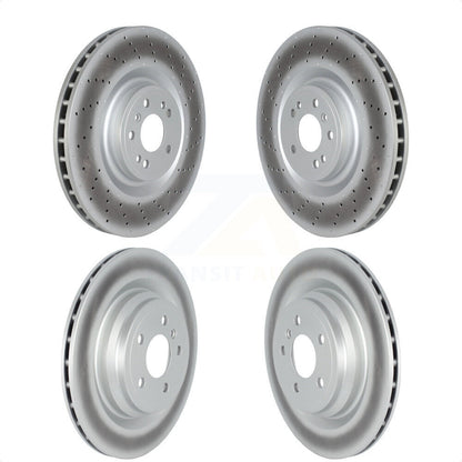 [Avant + Arrière] Kit de disque (revêtu) de frein pour Mercedes-Benz GLE43 AMG GLE450 GLE400 ML550 GLE550e KG-101694 par Genius