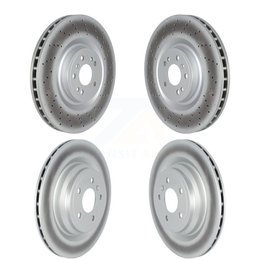 [Avant + Arrière] Kit de disque (revêtu) de frein pour Mercedes-Benz GLE43 AMG GLE450 GLE400 ML550 GLE550e KG-101694