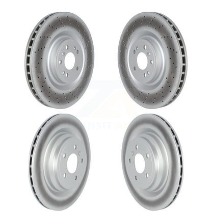 [Avant + Arrière] Kit de disque (revêtu) de frein pour Mercedes-Benz GLE43 AMG GLE450 GLE400 ML550 GLE550e KG-101694