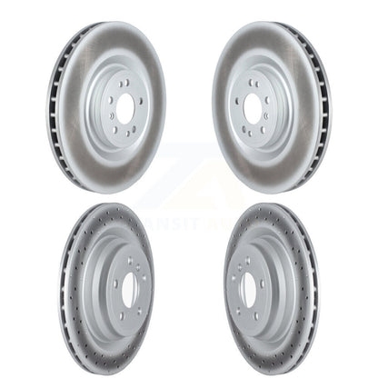 [Avant + Arrière] Kit de disque (revêtu) de frein pour Mercedes-Benz GLE43 AMG GLE450 GLE400 ML550 GLE550e KG-101695