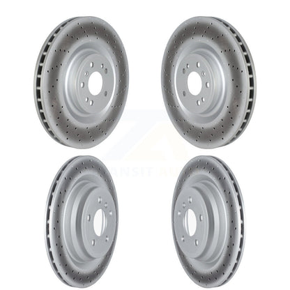 [Avant + Arrière] Kit de disque (revêtu) de frein pour Mercedes-Benz GLE43 AMG GLE450 GLE400 ML550 GLE550e KG-101696