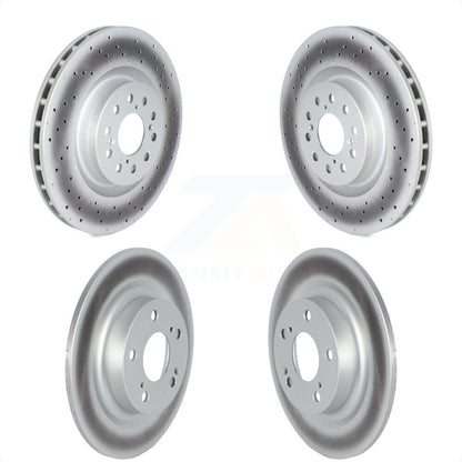 [Avant + Arrière] Kit de disque (revêtu) de frein pour 2017-2020 Honda Civic Type R KG-101699 par Genius