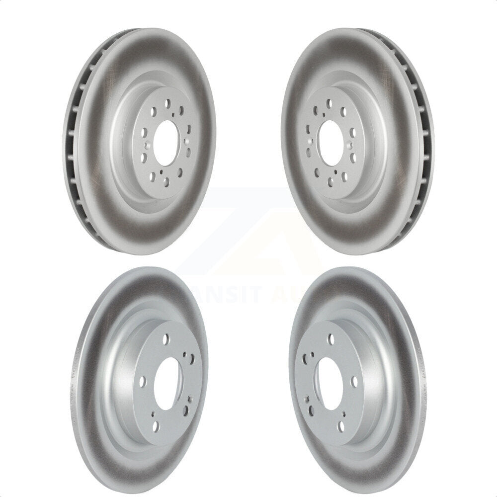 [Avant + Arrière] Kit de disque (revêtu) de frein pour 2017-2020 Honda Civic Type R KG-101700 par Genius