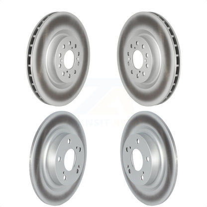 [Avant + Arrière] Kit de disque (revêtu) de frein pour 2017-2020 Honda Civic Type R KG-101700 par Genius