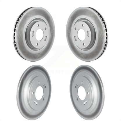 [Avant + Arrière] Kit de disque (revêtu) de frein pour Kia Sportage Hyundai Nexo KG-101702 par Genius