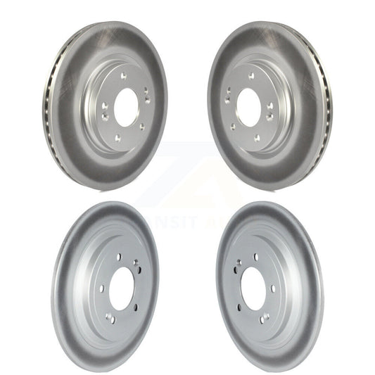 [Avant + Arrière] Kit de disque (revêtu) de frein pour Kia Sportage Hyundai Tucson avec Electric Parking KG-101703