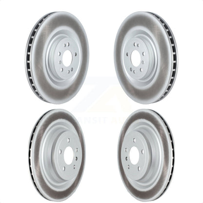 [Avant + Arrière] Kit de disque (revêtu) de frein pour Mercedes-Benz GLS450 GL450 GLS550 GL350 GL550 ML250 ML63 AMG KG-101704 par Genius