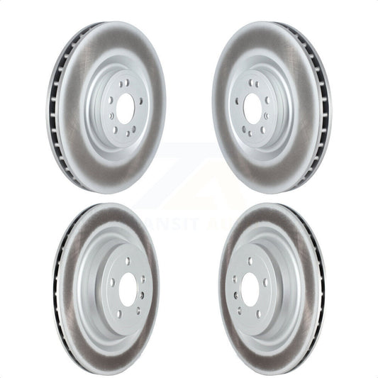 [Avant + Arrière] Kit de disque (revêtu) de frein pour Mercedes-Benz GLS450 GL450 GLS550 GL350 GL550 ML250 ML63 AMG KG-101704 par Genius