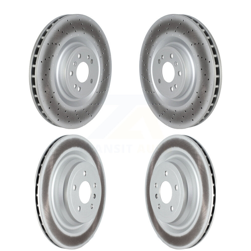 [Avant + Arrière] Kit de disque (revêtu) de frein pour Mercedes-Benz GLS450 GL450 GLS550 GL350 GL550 ML250 ML63 AMG KG-101705