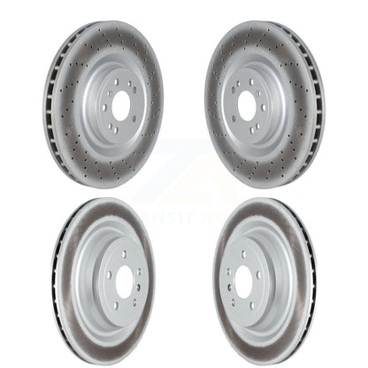 [Avant + Arrière] Kit de disque (revêtu) de frein pour Mercedes-Benz GLS450 GL450 GLS550 GL350 GL550 ML250 ML63 AMG KG-101705