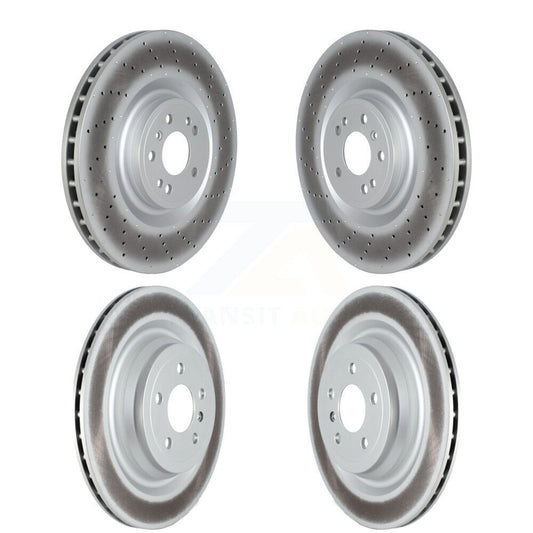 [Avant + Arrière] Kit de disque (revêtu) de frein pour Mercedes-Benz GLS450 GL450 GLS550 GL350 GL550 ML250 ML63 AMG KG-101705