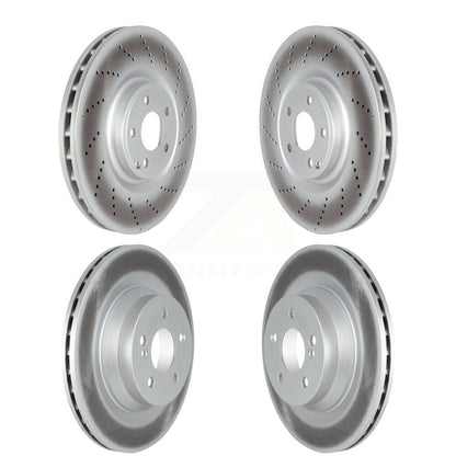 [Avant + Arrière] Kit de disque (revêtu) de frein pour 2012-2018 Mercedes-Benz CLS550 KG-101708