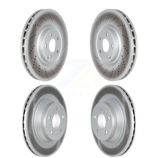 [Avant + Arrière] Kit de disque (revêtu) de frein pour 2012-2018 Mercedes-Benz CLS550 KG-101708