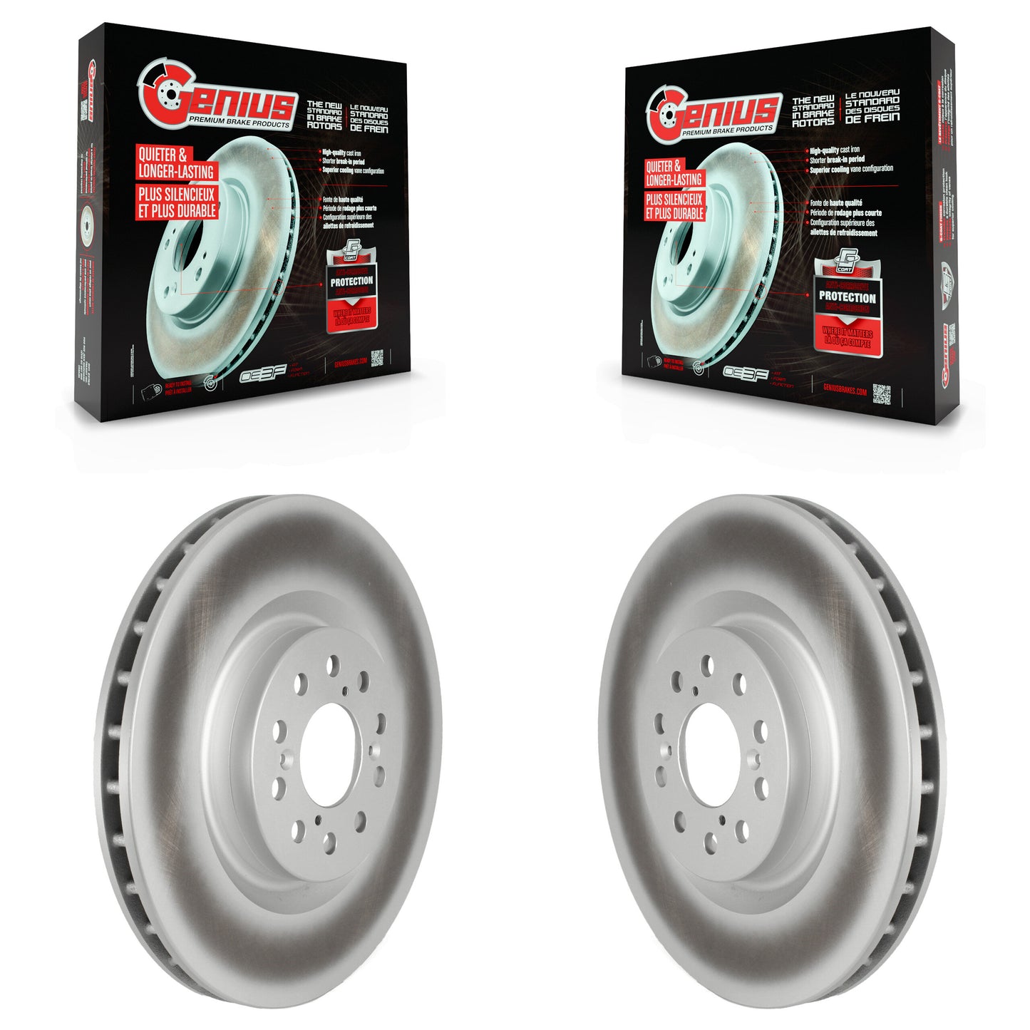 [Avant] Kit de disque (revêtu) de frein pour 2017-2020 Honda Civic Type R KG-101711