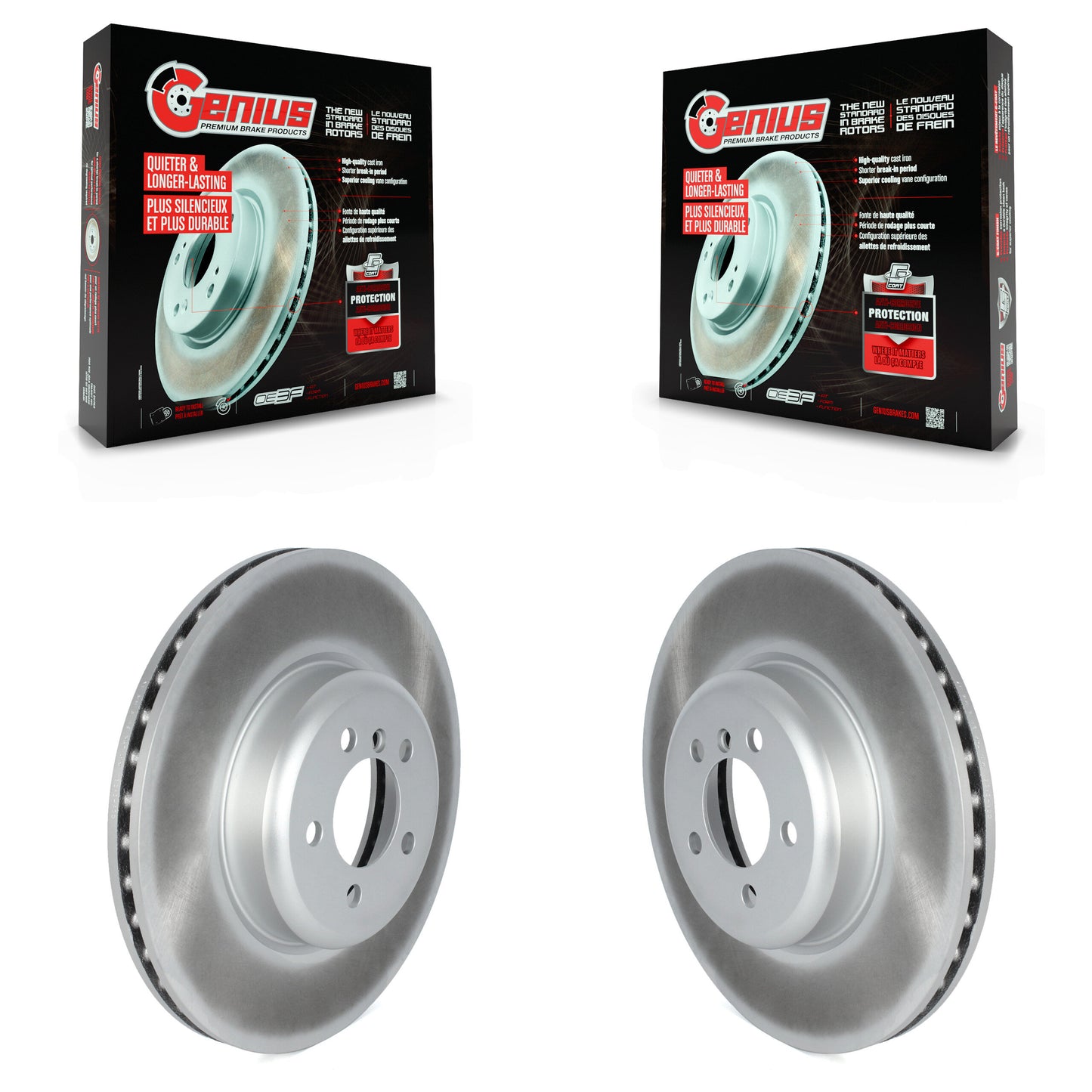 [Avant] Kit de disque (revêtu) de frein pour BMW 328i 330i xDrive 335i 430i Gran Coupe 435i 340i 230i 440i GT M240i ActiveHybrid 3 KG-101717