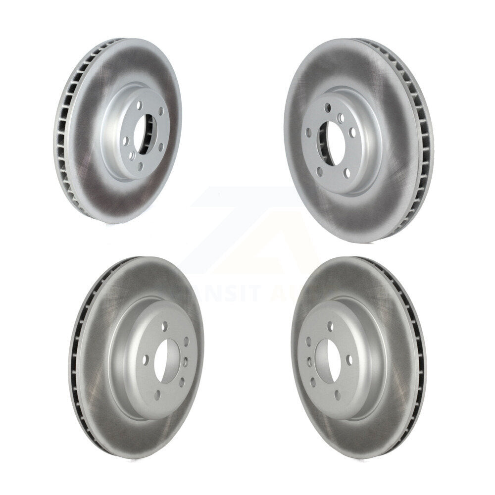 [Avant + Arrière] Kit de disque (revêtu) de frein pour BMW 535i 550i xDrive 650i 740Li 740i GT Gran Coupe 740Ld ActiveHybrid 7 KG-101724