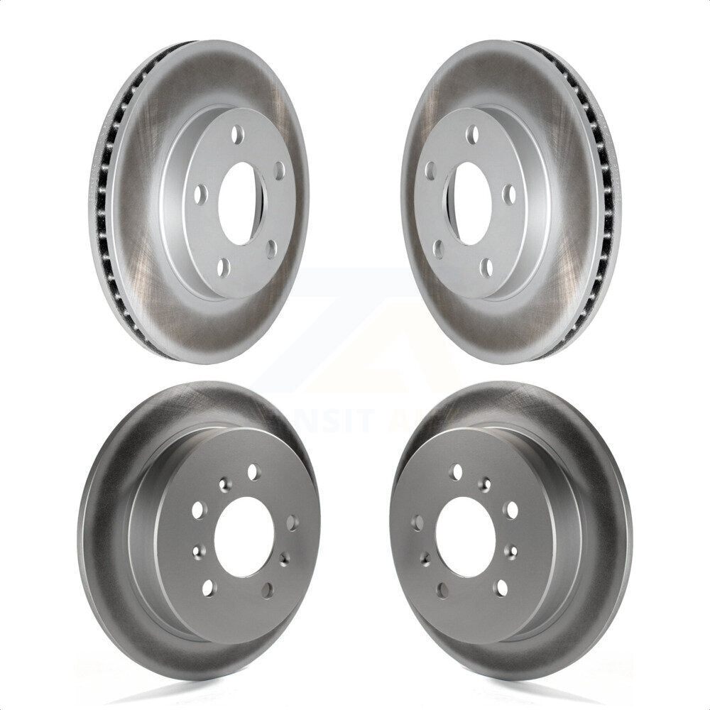 [Avant + Arrière] Kit de disque (revêtu) de frein pour Pontiac Grand Am Oldsmobile Alero KG-101734 par Genius