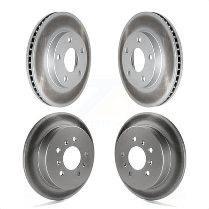 [Avant + Arrière] Kit de disque (revêtu) de frein pour Pontiac Grand Am Oldsmobile Alero KG-101734 par Genius