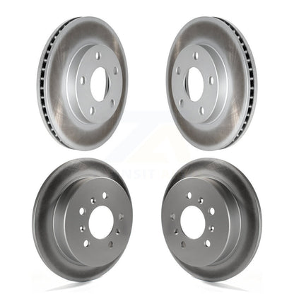 [Avant + Arrière] Kit de disque (revêtu) de frein pour Pontiac Grand Am Oldsmobile Alero KG-101734