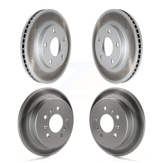 [Avant + Arrière] Kit de disque (revêtu) de frein pour Pontiac Grand Am Oldsmobile Alero KG-101734