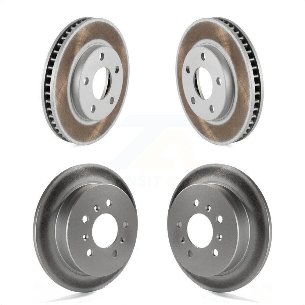 [Avant + Arrière] Kit de disque (revêtu) de frein pour Buick Century Pontiac Grand Prix Chevrolet Venture Regal Oldsmobile Intrigue Montana Trans Sport KG-101735 par Genius