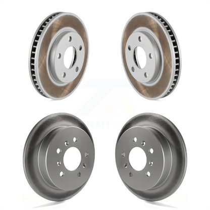 [Avant + Arrière] Kit de disque (revêtu) de frein pour Buick Century Pontiac Grand Prix Chevrolet Venture Regal Oldsmobile Intrigue Montana Trans Sport KG-101735 par Genius