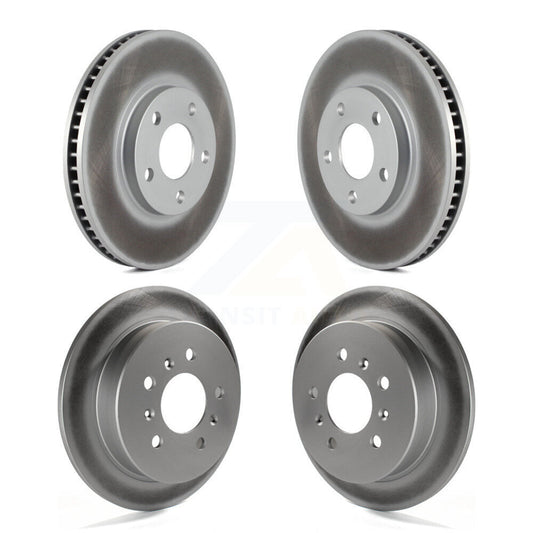 [Avant + Arrière] Kit de disque (revêtu) de frein pour Chevrolet Impala Monte Carlo Oldsmobile Intrigue KG-101736