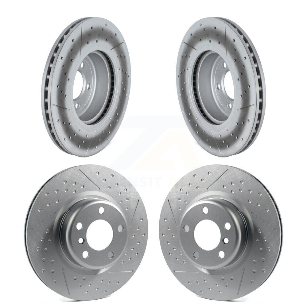 [Avant + Arrière] Kit de disque (revêtu) de frein pour BMW 230i xDrive M240i KG-101742 par Genius