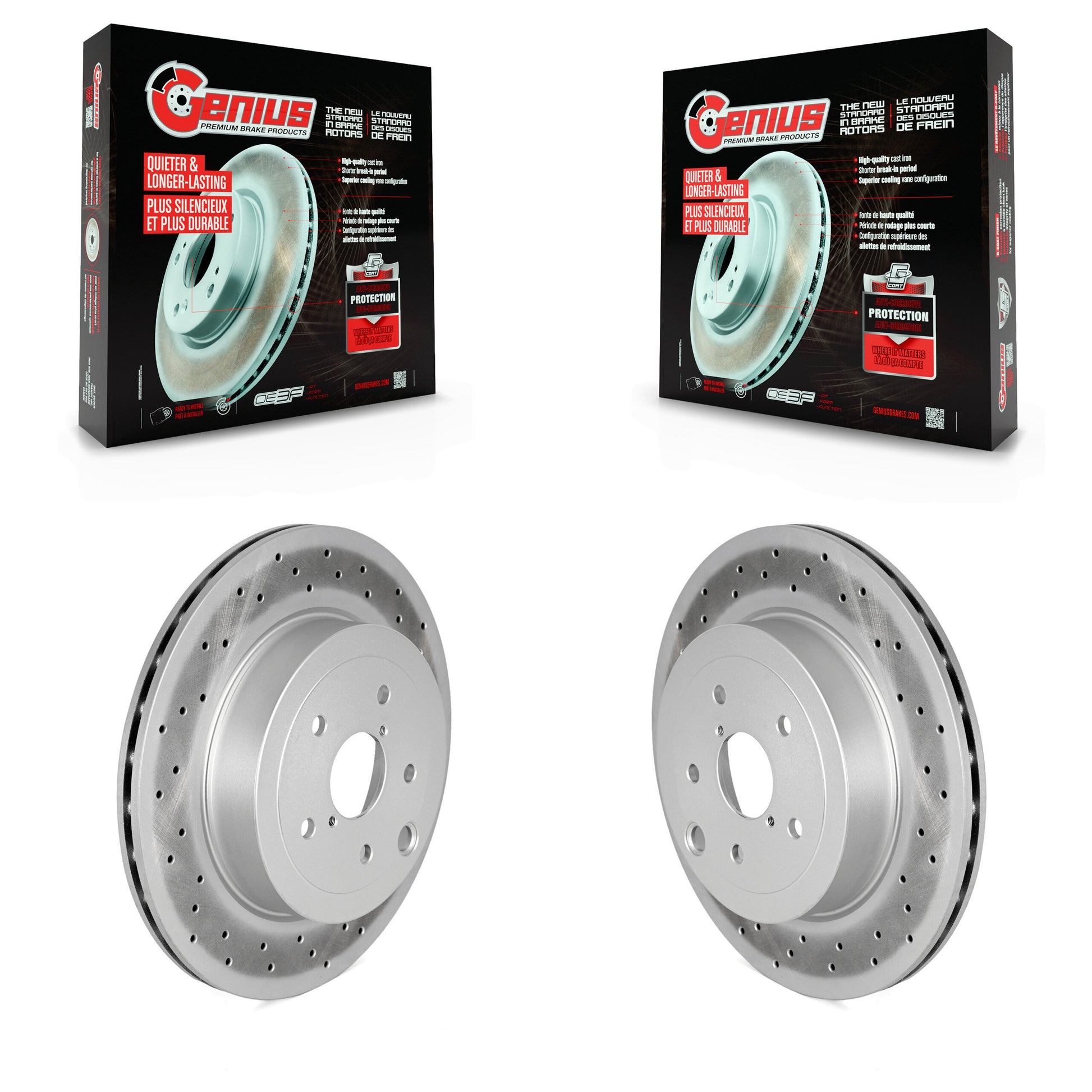 [Arrière] Disque de frein pour 2018-2021 Subaru WRX STI KG-101796