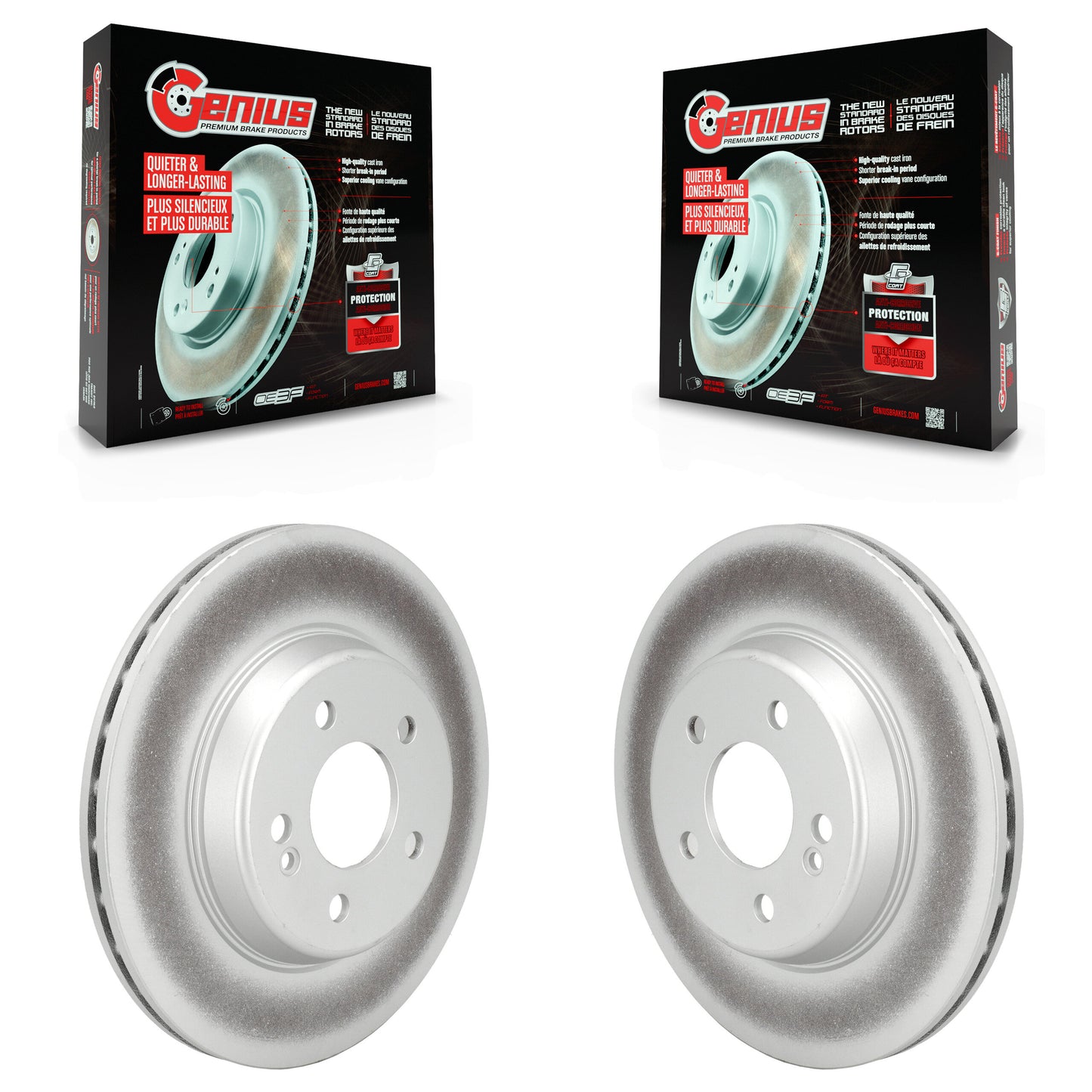 [Arrière] Disque de frein pour Mercedes-Benz C300 E300 C400 E350 C350e KG-101799