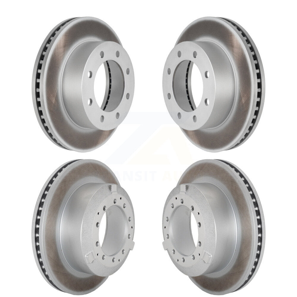 [Avant et Arrière] Disque de frein pour 2005-2009 Ford F-450 Super Duty With 8 Lug Wheels KG-101820